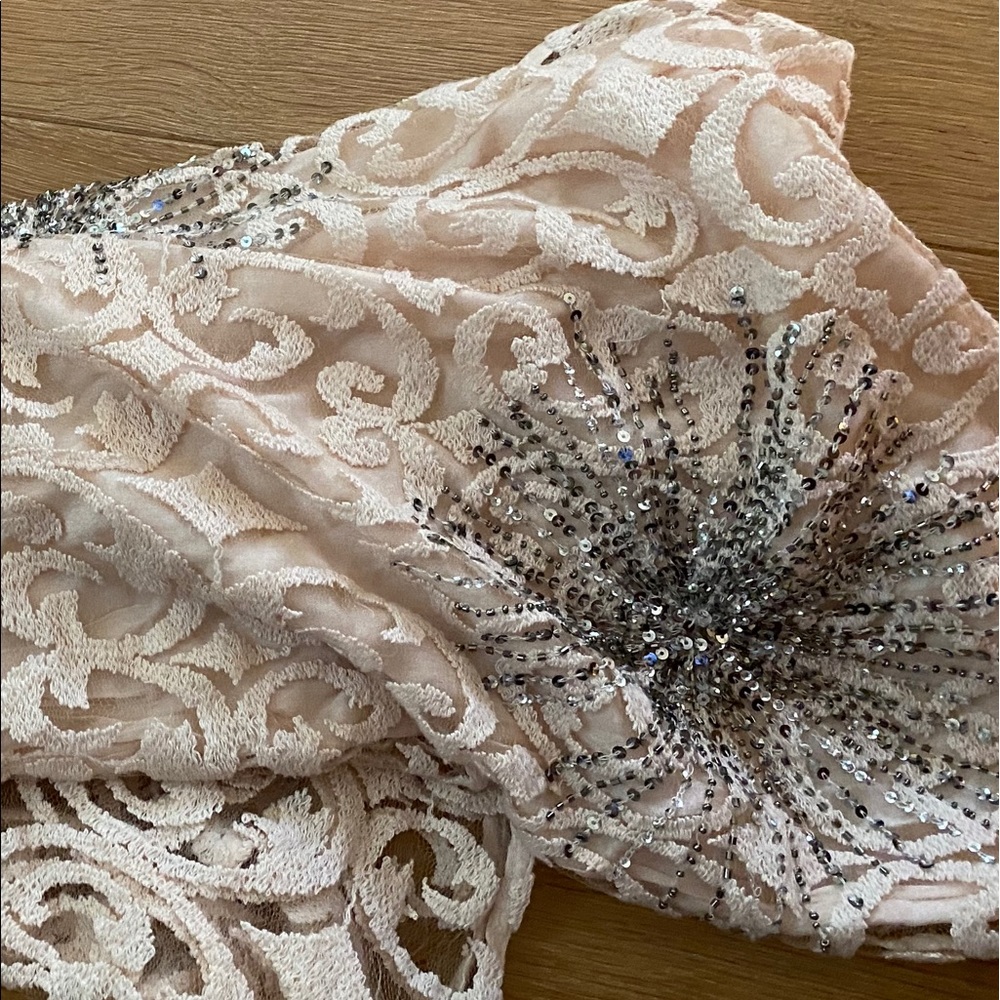 FREE PEOPLE ✨ embellished lace bell sleeve dress - Picture 3 of 6